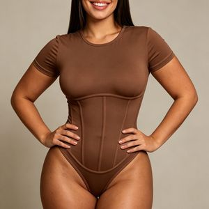 Nueva <span class=keywords><strong>Faja</strong></span> Moldeadora de Tallas Grandes XS-4XL con Varillas de Sujeción, Control de Abdomen, Tanga Sexy, Cómoda, de Una Pieza, para Mujer - Product Image 4