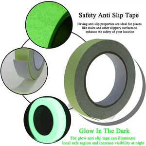 High Viscosity Waterproof Colorful Luminous <b>Stair</b> <b>Tread</b> Step Ramp Best Grip Traction PVC PET PEVA Anti-Slip Safety Adhesive Tape - Product Image 3