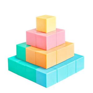 Cube magnétique pédagogique, Cube magnétique rectangulaire long, Outil pédagogique mathématique en forme de cube, Petits blocs carrés - Product Image 5