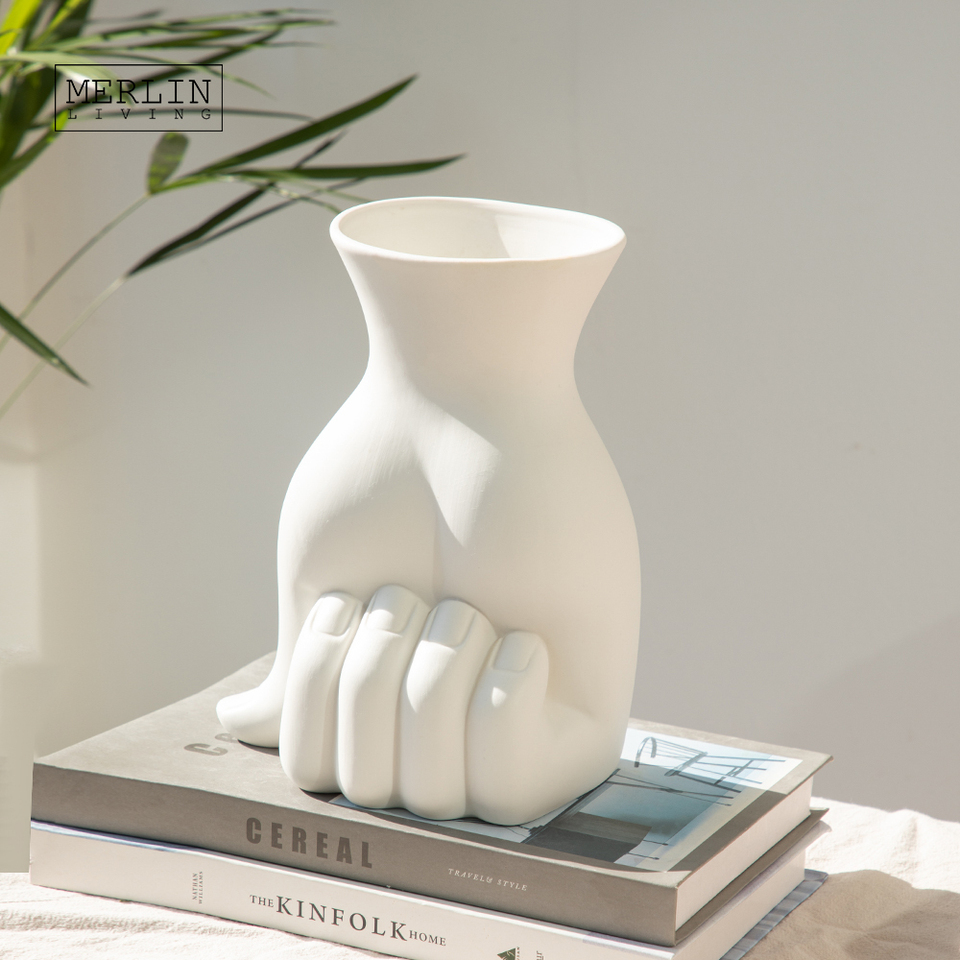 Merlin Living Nordic Vase For Home Decor Creative Living Room Ceramic Decoration Color Vase Chaozhou Ceramic Factory Oem/odm