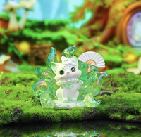 Figur Resin Kotak Misteri Rubah Sembilan Ekor Fantasi Cina, Kemasan Asli, Mainan Koleksi Hewan Mitologi Kawaii