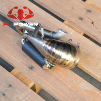 Système d'échappement personnalisé en titane Fupower pour paramoteur, résistant à la chaleur, léger, tuyaux d'échappement pour parapente motorisé
