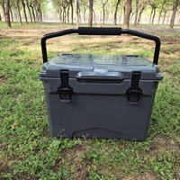 Mini glacière isolée portable moderne coffre à glace rotomoulé écologique pour le terrain de camping pour les canettes Hikeras en PE LLDPE
