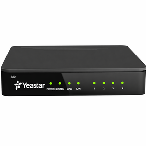 Système téléphonique IP VoIP Yeastar S20 pour petites entreprises - Prise en charge de 20 utilisateurs d'extension, 10 appels simultanés, 20 lignes SIP - Product Image 1