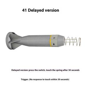 Accessoire Lanceur pour Drone à Déclenchement par Impact Haute Sensibilité, Modèle de Bombe Simulée avec Armature PC, Pièces d'Amélioration Bombe en Plastique - Product Image 4