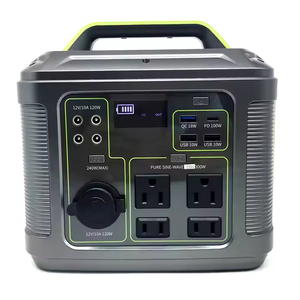 สถานีไฟฟ้าพกพาแบตเตอรี่ LiFePO4 300W 300Wh 1008Wh พร้อมคอนโทรลเลอร์ MPPT คลื่นไซน์บริสุทธิ์ พอร์ต USB/ไฟ LED สำหรับใช้งานกลางแจ้ง - Product Image 5