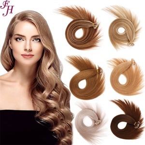 FH เทปกาวสองชั้นสำหรับต่อผมมนุษย์ผมตรงยาวธรรมชาติติดฉลากส่วนตัว - Product Image 3