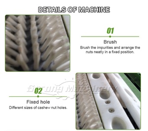 Indonesia hạt điều husker beaker nguyên hạt điều tách vỏ máy hạt Điều Nhà Máy chế biến - Product Image 2