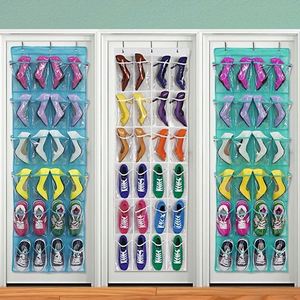 High Quality Service Dust Proof <b>Hook</b> <b>Shoes</b> Bags Laminated Non Woven Hanging Storage Bags Behind Doors Set 10L Capacity - Product Image 5