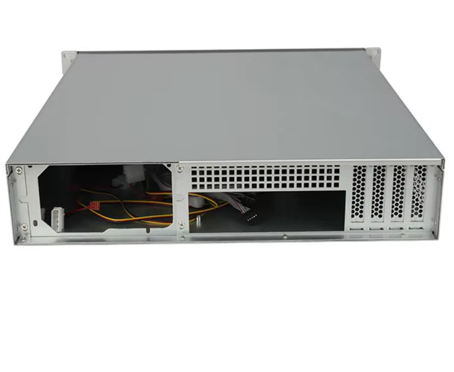 Exquisite Workmanship 2U Hot Swap GPU Server Case MATX Rackmount Chassis with 8 Bays and Fan ATX Form Factor Stock Ready