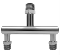 Collecteur d'eau en acier inoxydable SS304 SS316L à 3 ports, collecteur de distribution d'eau fileté pour la plomberie