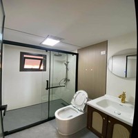 Cabane préfabriquée à toit en chaume, isolée phoniquement, maisonnette modulaire pour complexe hôtelier, séjour en famille, glamping, parc