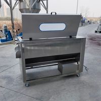 Industriële borstel aardappel schilmachine automatische elektrische was- en schilmachine voor taro, yam, wortel, bieten en aardappel.