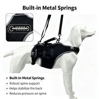 Collier Harnais pour Chien en Nylon Respirant Anti-Évasion Simple, Soutien de Soulagement de la Pression, Tailles M/L/XL, Fermeture Auto-agrippante, Vente en Gros