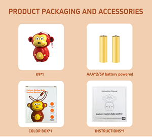 Cuddle terapi tidur, mesin kebisingan putih menenangkan, daya baterai. Bayi baru lahir, alat bantu tidur untuk penggunaan teater Rumah - Product Image 6