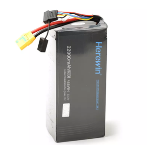 แบตเตอรี่ลิเธียมโพลิเมอร์ HD UAV Power 12S 22000mAh 22.2V 20C ได้รับการรับรองมาตรฐาน CE สำหรับรถบังคับวิทยุ/รถยนต์/โดรนพ่นยาทางการเกษตร - Product Image 1