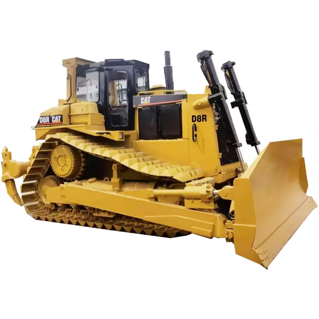 รถปราบดิน Caterpillar D8R/ Cat D8R รถปราบดิน/รถดันดินแมวมือสอง D6R /D7R /D8R /D9R ในเซี่ยงไฮ้