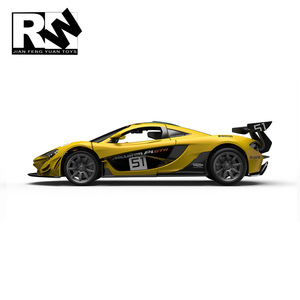 Juguetes autorizados de RW Toys Factory, coche de carreras Slide <span class=keywords><strong>F1</strong></span>, juguete de coche de Fórmula Uno de la serie McLaren P1 <span class=keywords><strong>GTR</strong></span>, de aleación fundida a presión a escala 1/32, para niños. - Product Image 1