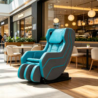 Sillón de Masaje de Lujo con Compresión Caliente, Gravedad Cero, Masaje Corporal Completo, Amasamiento Automático, Reclinable Eléctrico con Masaje de Pies