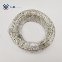 Cable de Cobre Trenzado de 50 mm² 1/0 AWG para Conexión de Cables Eléctricos a Tierra, Bridas de Bocina