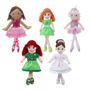 Bambole di Pezza Principessa per Bambini, Nuovo Design, Personalizzabili, Morbidi Giocattoli di Peluche, Bambola Ballerina - Product Image 3