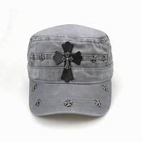 Chapeau plat jaune vintage réglable en coton lavé avec logo personnalisé, style punk rock et rivets, pour femmes et hommes – Fabrication depuis 17 ans