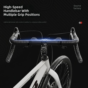 Bicicleta de Corrida Leve 700C para Adultos, Bicicleta de Estrada com Guidão Curvo, Bicicleta Esportiva com Marchas para Ciclismo de Longa Distância - Product Image 5