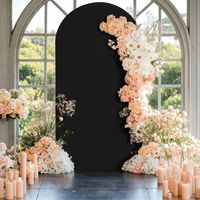 Housse de fond de scène élastique en Spandex ajustée et extensible pour décoration de mariage, baby shower, fête d'anniversaire