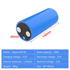 Baterai Penyimpanan Energi Surya Lithium Ion LiFePO4 Solid State Silinder 3.2V 50Ah 60140 dengan 5000 Siklus untuk Penggunaan Rumah Tangga - Product Image 3