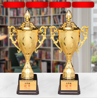 Le trophée en plastique de modèle de gloire de vente directe de fabricant de Wenzhou peut personnaliser le prix abordable de logo de base de trophée