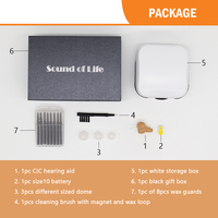 Alat Bantu Dengar CIC Invisible Mini In Ear Amplifier Suara Hearing Amplifier Dropshipping - BEIGE Kanan Murah