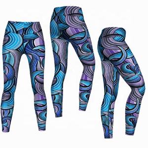 Women's Printed Yoga Pants Fitness Leggings for Running Gym Workout Active Sports <b>Trousers</b> Comfortable Quick Dry Breathable - Product Image 3