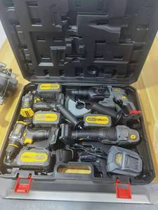 Combination Power Tools 4-Piece Tool Set 20 Volt Electric Drill Saw Power Tools - Product Image 4