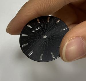 OEM/ODM Noir Mat Même Texture montre cadran faisant partie Argent Indice Ajustement 7S25 <span class=keywords><strong>7S26</strong></span> NH35 <span class=keywords><strong>NH36</strong></span> Mouvement marque Votre Propre Logo - Product Image 2