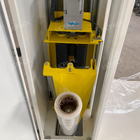 Máquina de bobinado de maleta de envoltura de película elástica de equipaje de aeropuerto eléctrica automática para alimentos y bebidas