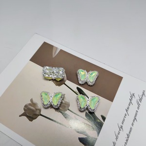 Butterfly Alloy Jewelry Findings Small Plated DIY Accessories for Necklace <b>Bracelet</b> Keychain - Product Image 3