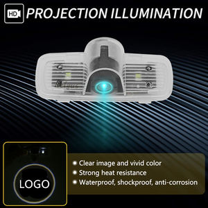 Relyus ไฟเงารูปผีสำหรับประตูรถ2003 2013, เครื่องฉายโลโก้เลเซอร์ DC สำหรับนักบินพาสปอร์ตครอสเทอร์ LED - Product Image 5