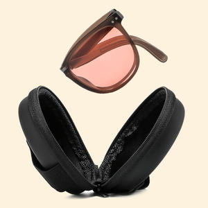 סיטונאי מפעל סיטונאי מותאם אישית מתקפל מראה תיק אוזניות תכשיטי eva משקפיים - Product Image 4