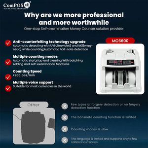 Compteur <span class=keywords><strong>de</strong></span> <span class=keywords><strong>billets</strong></span> professionnel avec <span class=keywords><strong>détecteur</strong></span> <span class=keywords><strong>de</strong></span> <span class=keywords><strong>billets</strong></span> par UV et fonction <span class=keywords><strong>de</strong></span> détection <span class=keywords><strong>de</strong></span> <span class=keywords><strong>billets</strong></span> <span class=keywords><strong>de</strong></span> <span class=keywords><strong>banque</strong></span> pour banques et magasins - Product Image 4