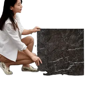 Waterproof wood grain 4mm 5mm 6mm 7mm 8mm Pvc Plastic Floor Marble Pvc Floor For Household Shops tiles