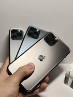 iPhone 11 Pro Max Desbloqueado de Fábrica Original, Pantalla OLED de 6.5 Pulgadas, A13 Bionic, 4GB de RAM, 64/256GB, Teléfono Usado Completamente Probado