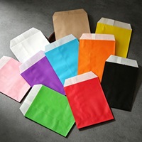 Sacs en papier colorés à rayures ondulées et pois, sans poignée, pour décoration de mariage et emballage – Grande variété en stock