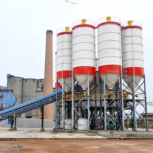 Cinturón de bajo costo Radial Lote de hormigón automático Planta dosificadora de hormigón fijo Estación mezcladora de hormigón compacta - Product Image 2