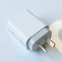 Chargeur rapide USB C PD 20W 6A, bloc d'alimentation mural avec prise EU/US pour téléphones