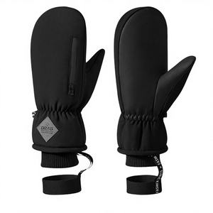Guantes de esquí impermeables para mujeres, hombres y jóvenes, para deportes de invierno al aire libre, calentadores de manos, con bolsillo con cremallera, duraderos, térmicos, de secado rápido - Product Image 4