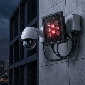 ไฟอินฟราเรดเซ็นเซอร์แสง 850 นาโนเมตร กันน้ำ IP66 สำหรับกล้องวงจรปิดมองกลางคืน - Product Image 1