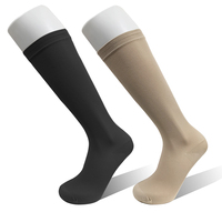 Chaussettes de compression médicales pour femmes, antidérapantes, douces, sans couture, épaisseur moyenne, en Spandex/Nylon, à transfert thermique