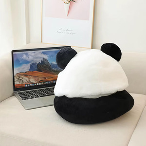 8671 Adorabile Cuscino da Viaggio <span class=keywords><strong>a</strong></span> Forma di U con Cappuccio <span class=keywords><strong>a</strong></span> Tema Panda in Stile Cartone Animato per Bambini, Leggero e Portatile - Product Image 4