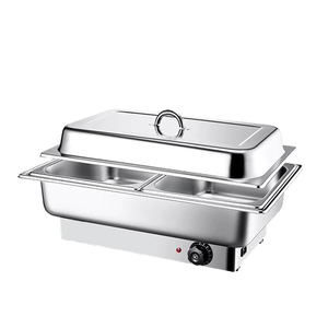 Contenitore riscaldante Buffet <span class=keywords><strong>elettrico</strong></span> 9L scaldabagno contenitore buffet piatto per feste Catering banchetti Set - Product Image 4