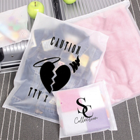 Sac en plastique personnalisé pour vêtements, t-shirt, emballage, sac à fermeture éclair, sac auto-scellant avec logo personnalisé